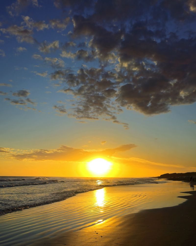 Atardecer Monte Hermoso Calma Refugio